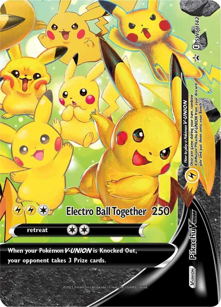 Image for Pikachu V-Union - SWSH142 (SWSH142) [SWSH: Sword & Shield Promo Cards] - Pokemon