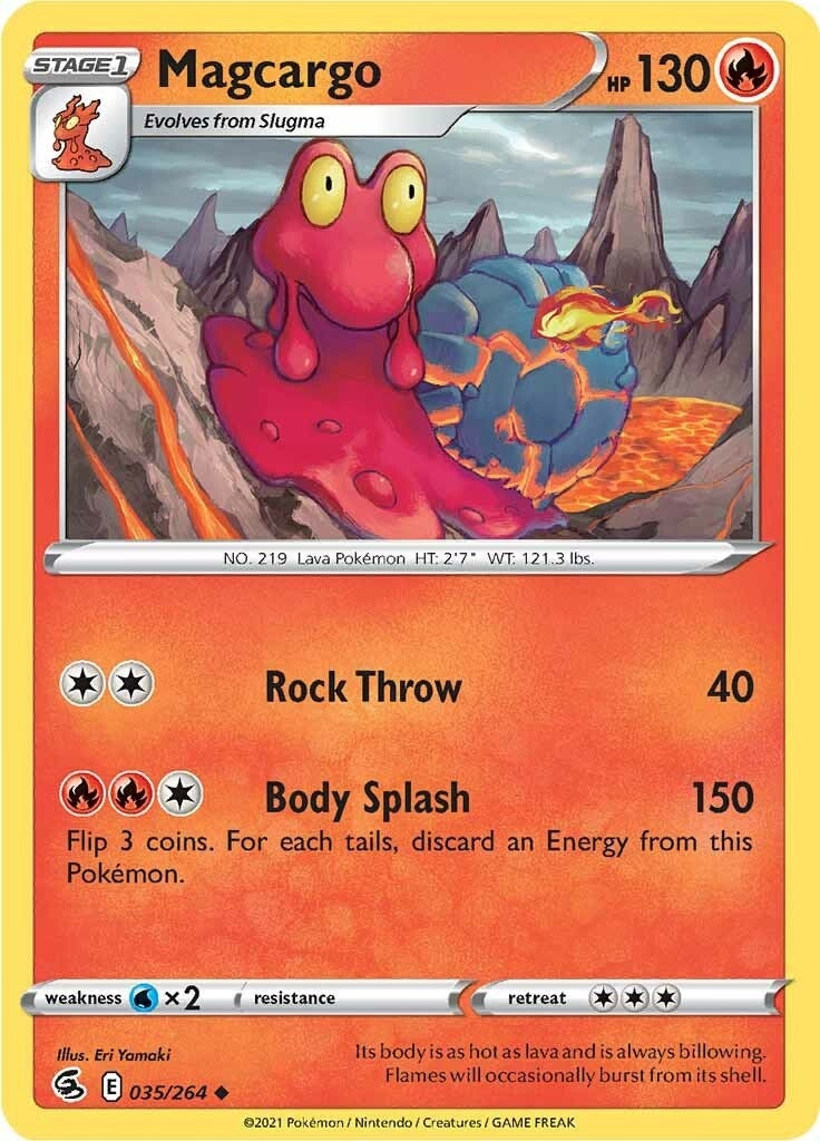Image for Magcargo (035/264) [SWSH08: Fusion Strike] - Pokemon