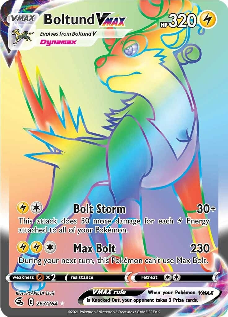 Image for Boltund VMAX (Secret) (267/264) [SWSH08: Fusion Strike] - Pokemon