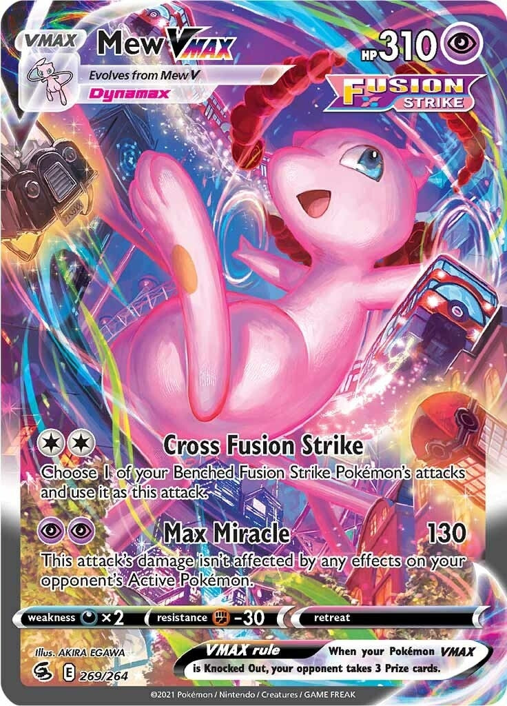 Image for Mew VMAX (Alternate Art Secret) (269/264) [SWSH08: Fusion Strike] - Pokemon