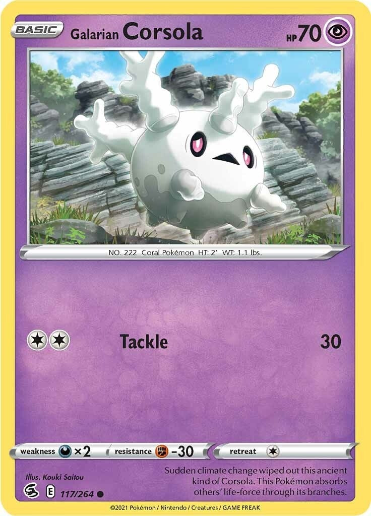 Image for Galarian Corsola (117/264) [SWSH08: Fusion Strike] - Pokemon