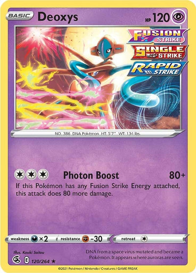 Deoxys (120/264) (SWSH08: Fusion Strike)