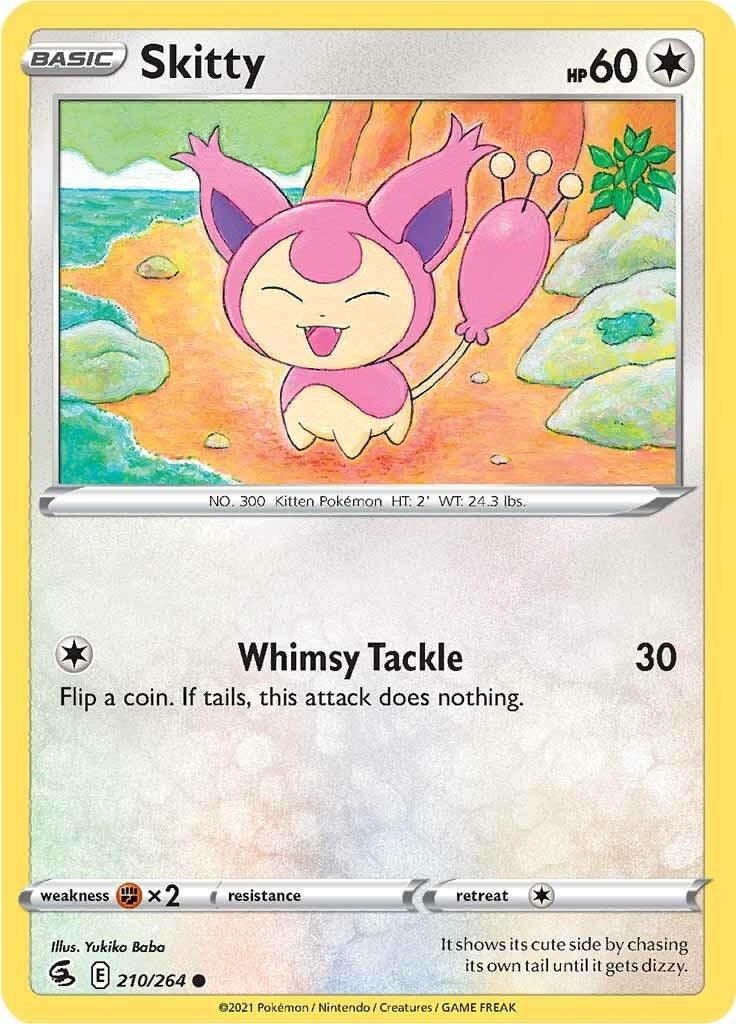 Image for Skitty (210/264) [SWSH08: Fusion Strike] - Pokemon