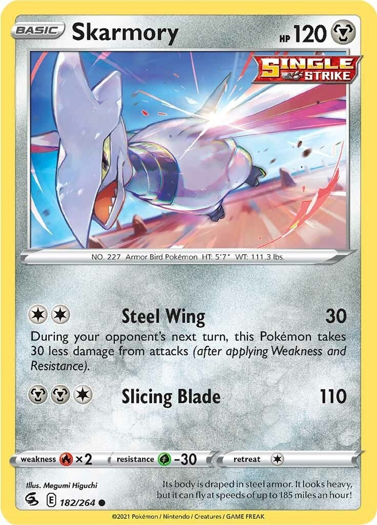Image for Skarmory (182/264) [SWSH08: Fusion Strike] - Pokemon