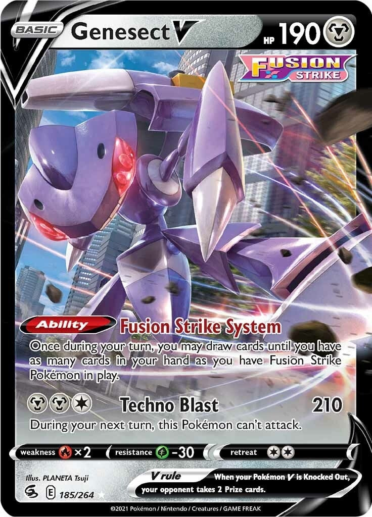 Image for Genesect V (185/264) [SWSH08: Fusion Strike] - Pokemon