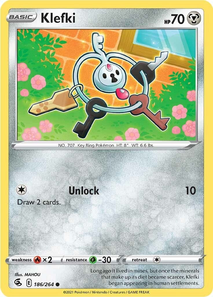 Image for Klefki (186/264) [SWSH08: Fusion Strike] - Pokemon