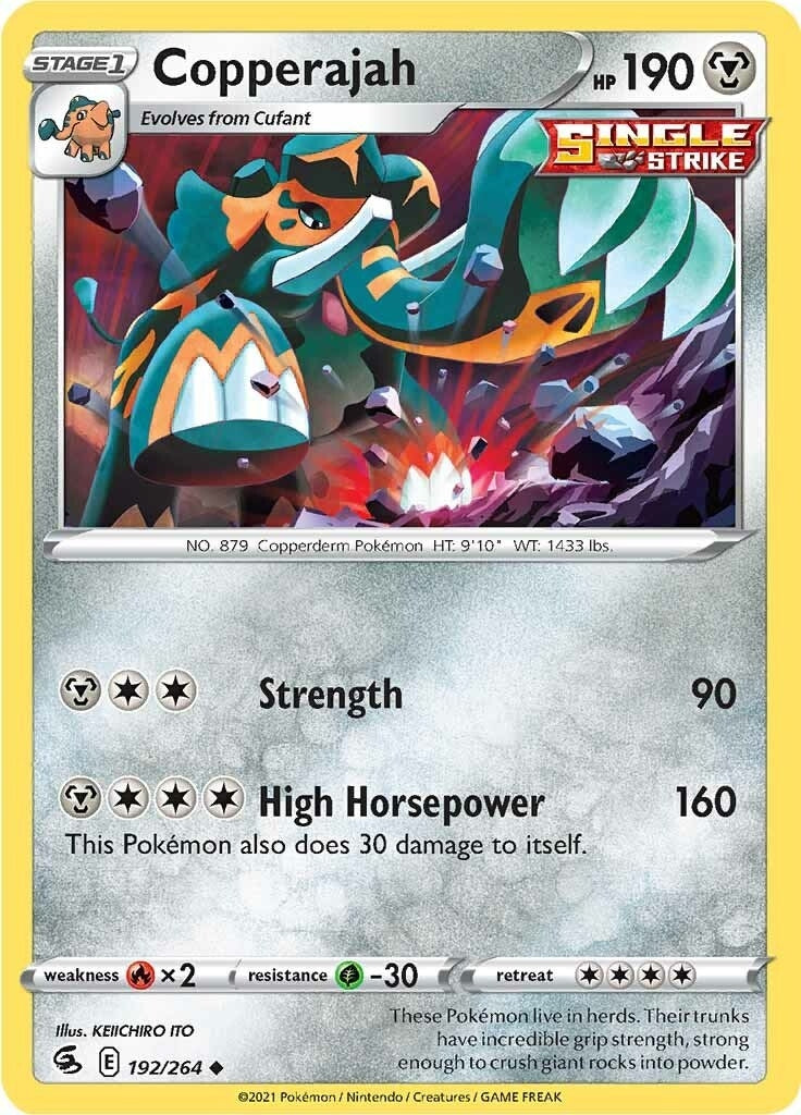 Image for Copperajah (192/264) [SWSH08: Fusion Strike] - Pokemon