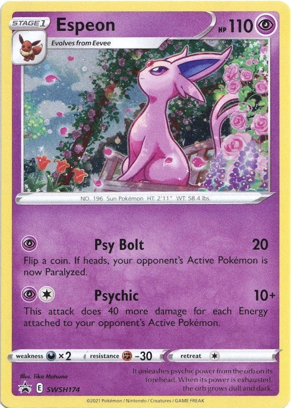Image for Espeon - SWSH174 (SWSH174) [SWSH: Sword & Shield Promo Cards] - Pokemon