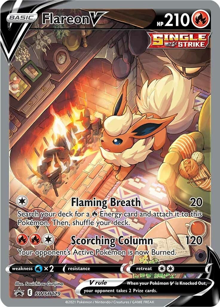 Image for Flareon V - SWSH179 (SWSH179) [SWSH: Sword & Shield Promo Cards] - Pokemon
