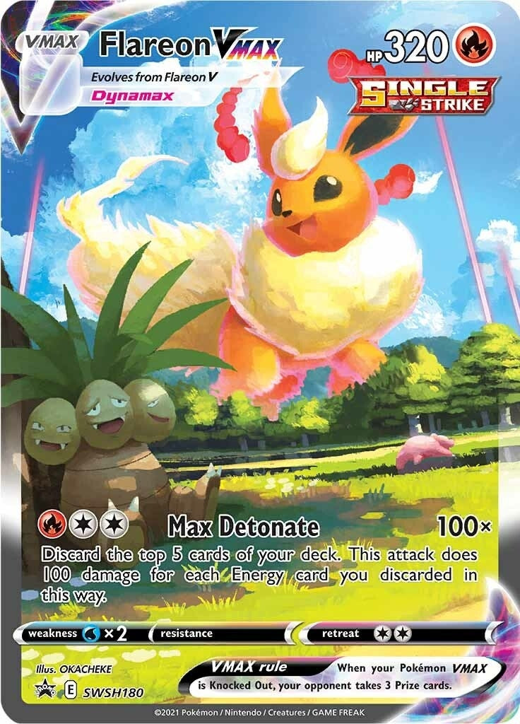 Image for Flareon VMAX - SWSH180 (SWSH180) [SWSH: Sword & Shield Promo Cards] - Pokemon