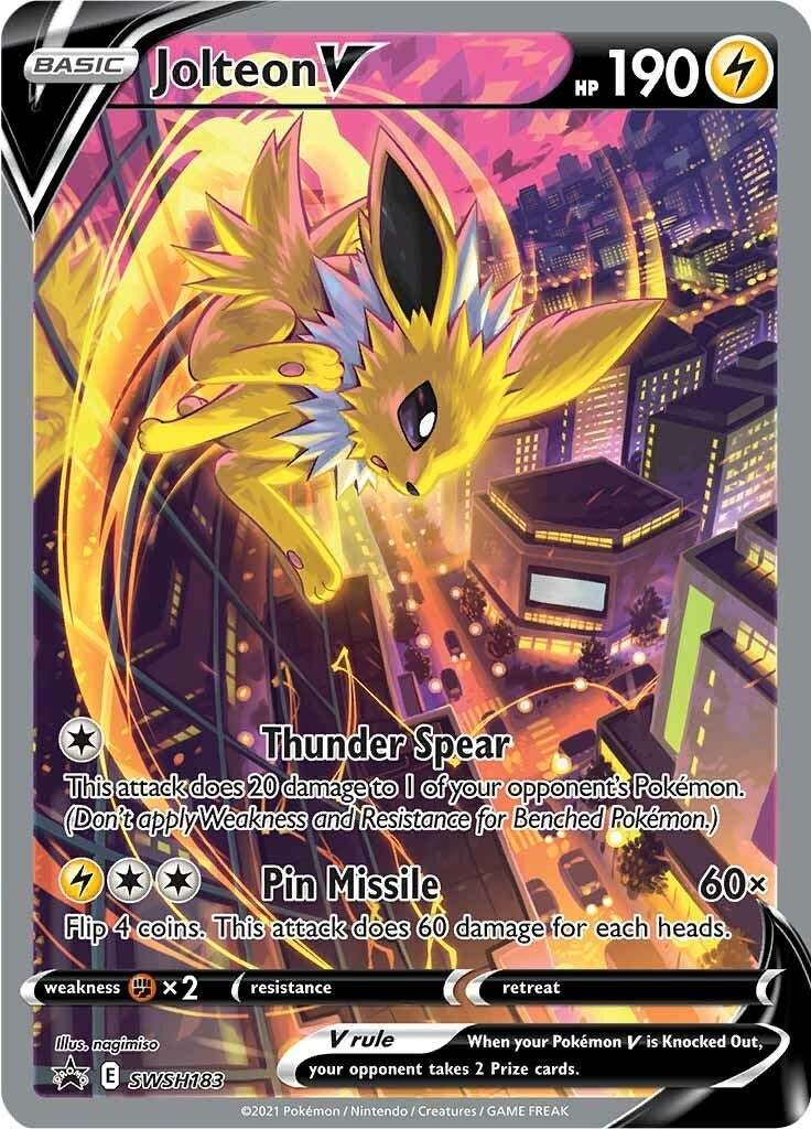Image for Jolteon V - SWSH183 (SWSH183) [SWSH: Sword & Shield Promo Cards] - Pokemon