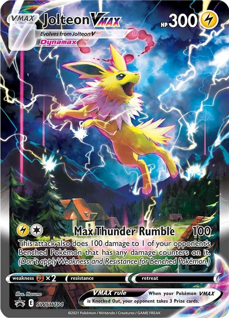 Image for Jolteon VMAX - SWSH184 (SWSH184) [SWSH: Sword & Shield Promo Cards] - Pokemon