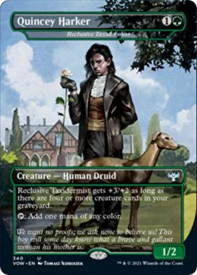 Quincey Harker - Reclusive Taxidermist (340) (Innistrad: Crimson Vow)