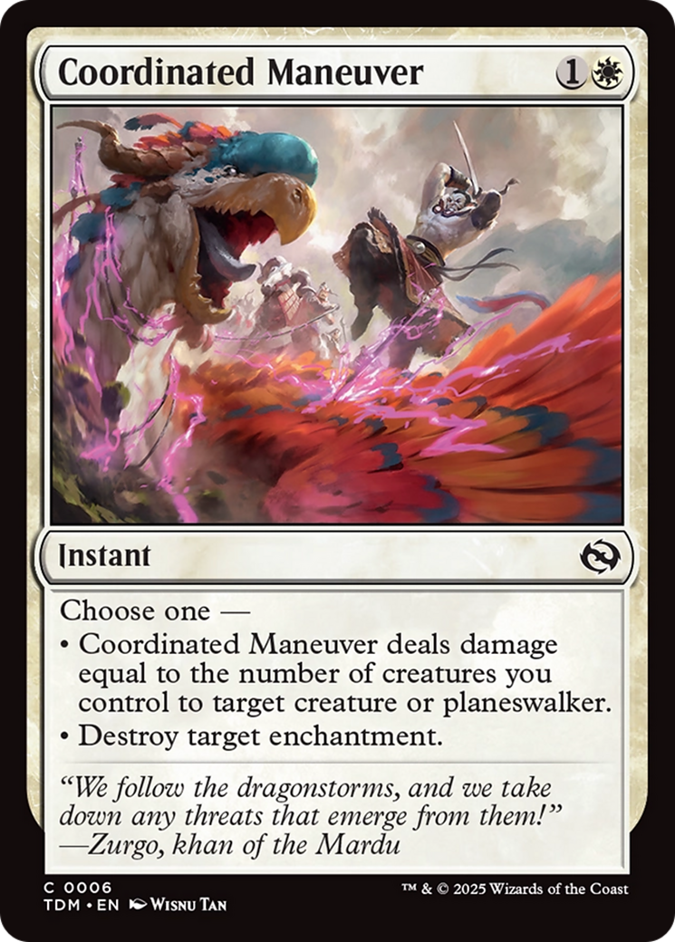 Coordinated Maneuver (6) (Tarkir: Dragonstorm)
