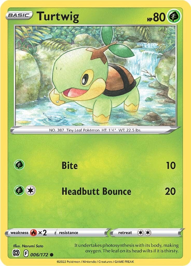 Image for Turtwig (006/172) [SWSH09: Brilliant Stars] - Pokemon