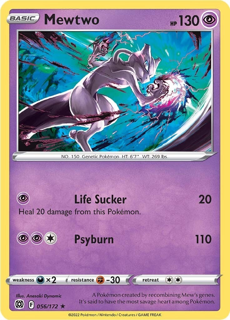 Image for Mewtwo (056/172) [SWSH09: Brilliant Stars] - Pokemon