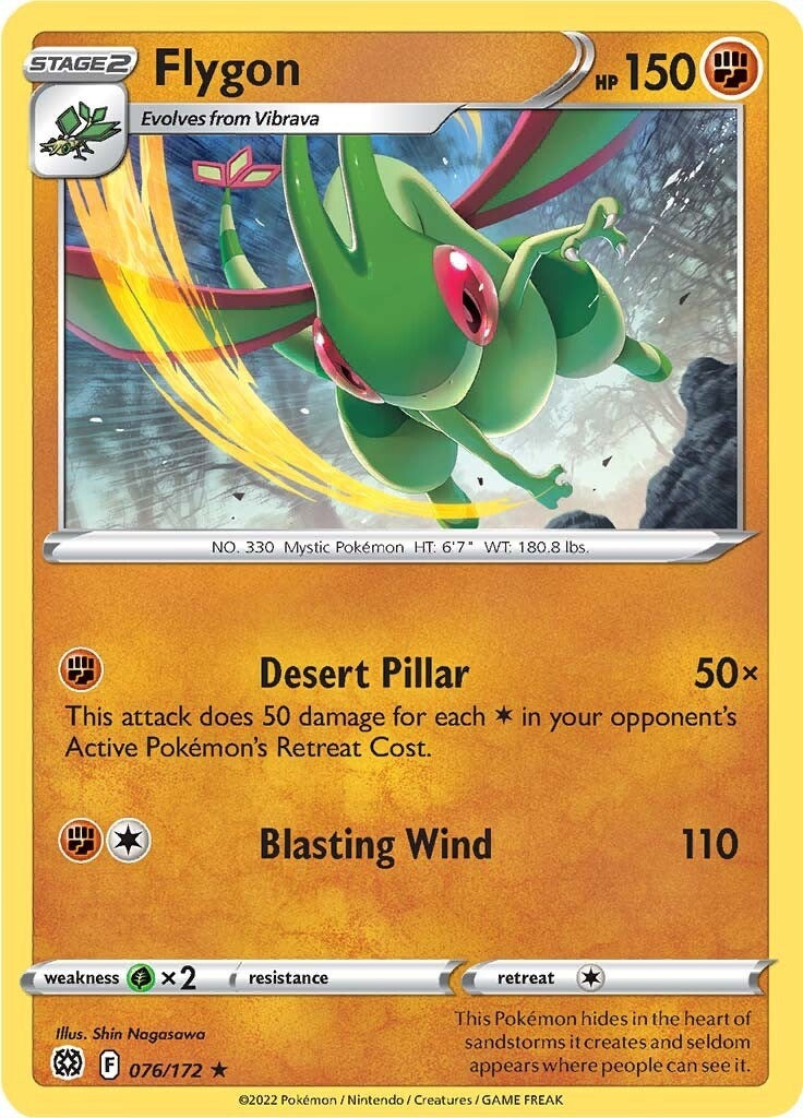 Image for Flygon (076/172) [SWSH09: Brilliant Stars] - Pokemon