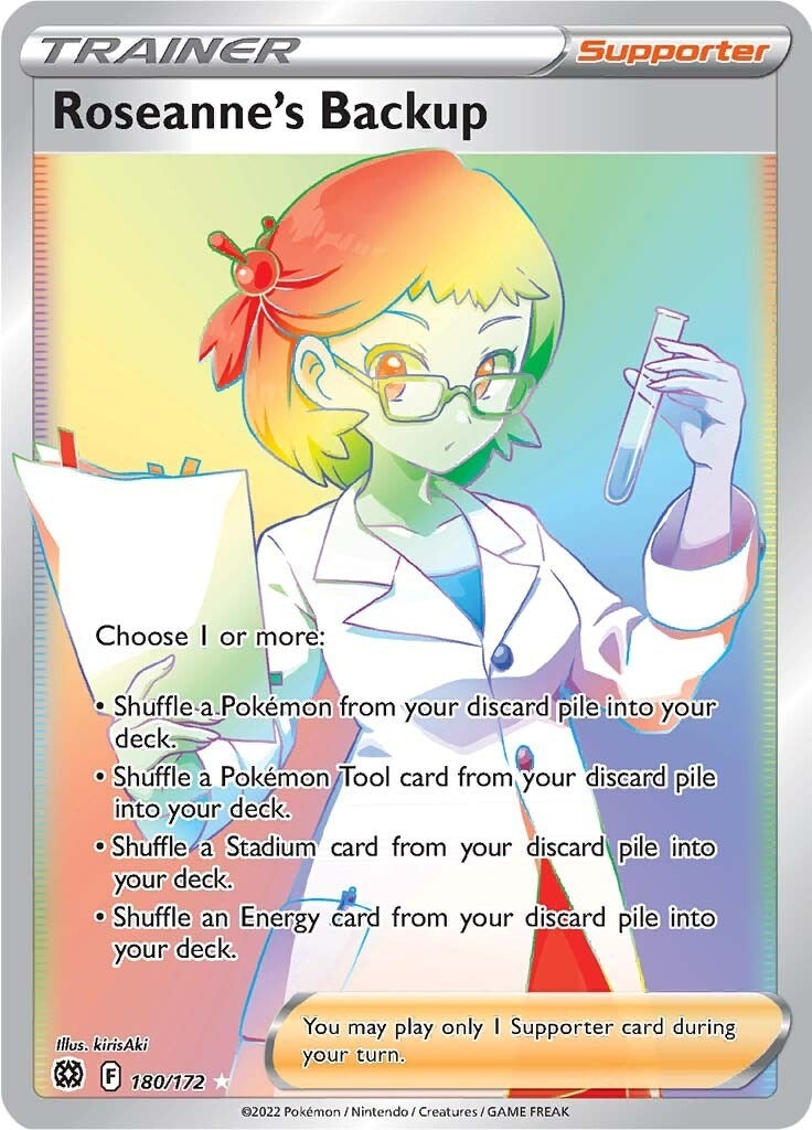 Image for Roseanne's Backup (Secret) (180/172) [SWSH09: Brilliant Stars] - Pokemon