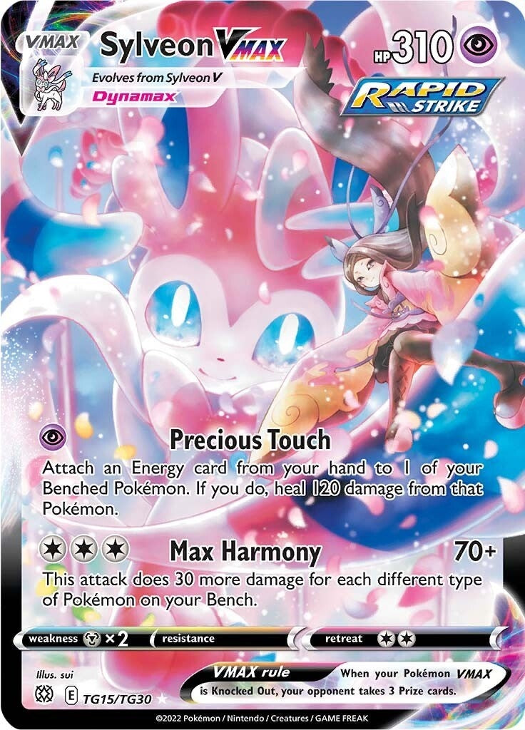Image for Sylveon VMAX (TG15/TG30) [SWSH09: Brilliant Stars Trainer Gallery] - Pokemon