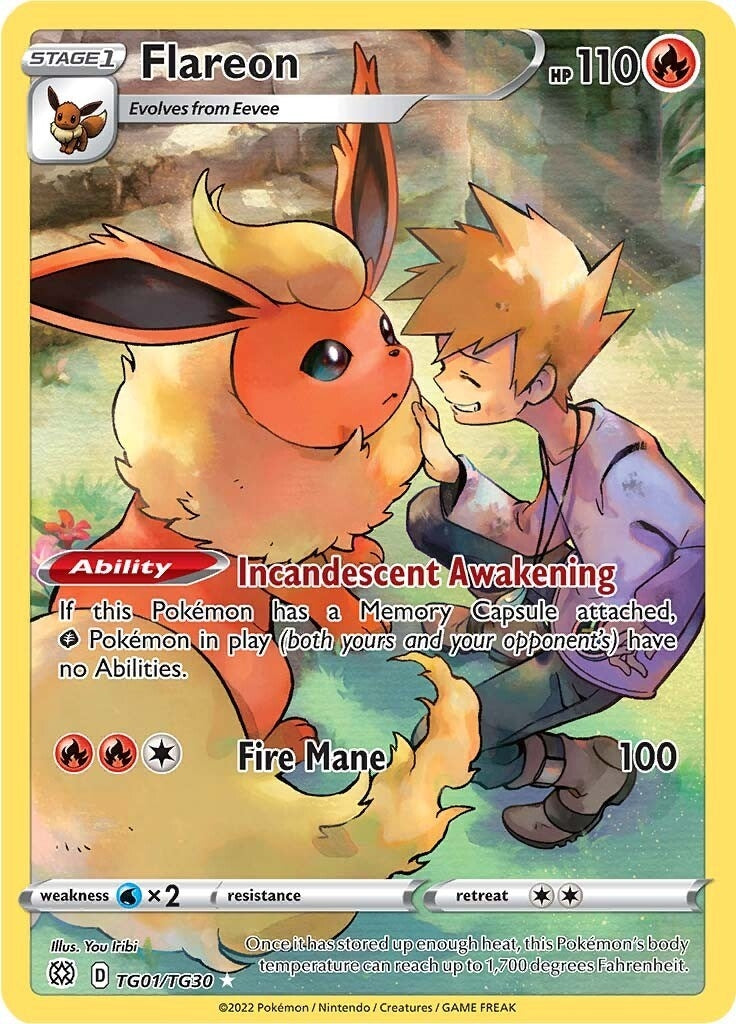 Image for Flareon (TG01/TG30) [SWSH09: Brilliant Stars Trainer Gallery] - Pokemon