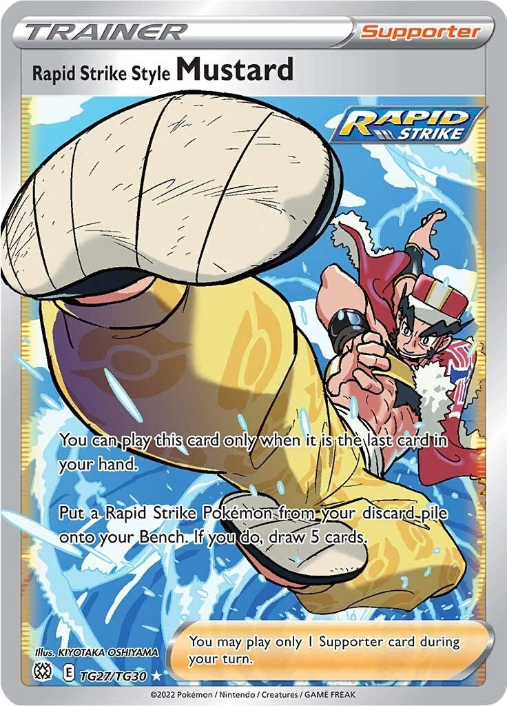Image for Rapid Strike Style Mustard (TG27/TG30) [SWSH09: Brilliant Stars Trainer Gallery] - Pokemon