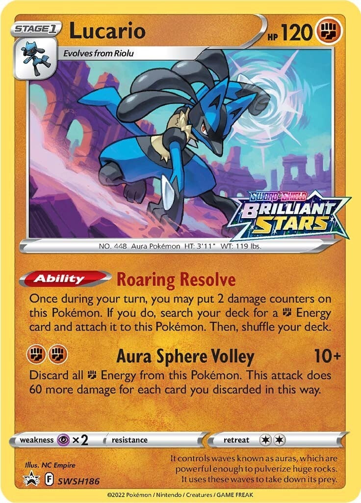 Image for Lucario - SWSH186 (SWSH186) [SWSH: Sword & Shield Promo Cards] - Pokemon