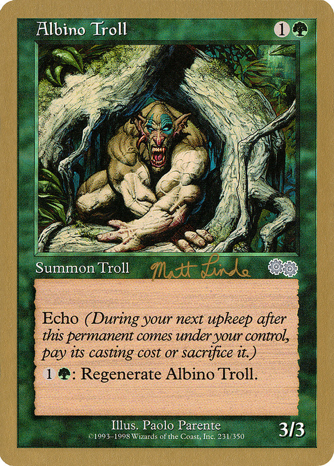 Albino Troll - 1999 Matt Linde (USG) [World Championship Decks]