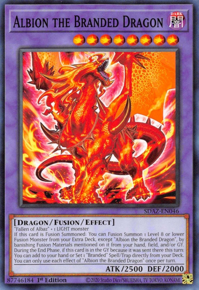 Albion the Branded Dragon (SDAZ-EN046) (Structure Deck: Albaz Strike)