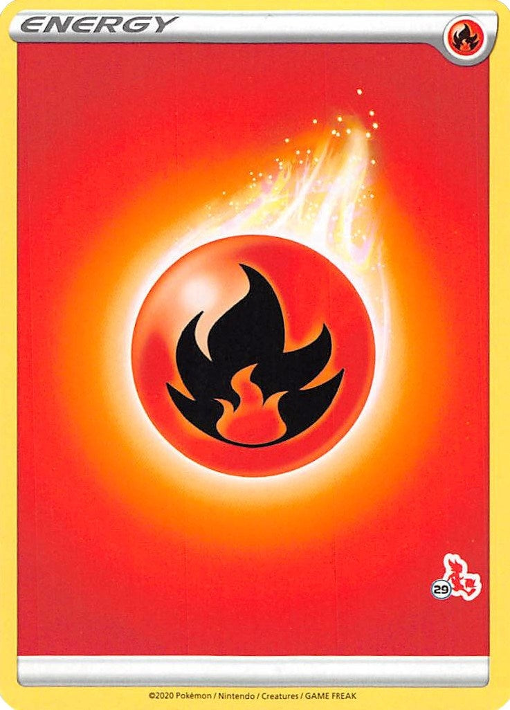 Image for Fire Energy (#29 Cinderace Stamped) [Battle Academy 2022] - Pokemon