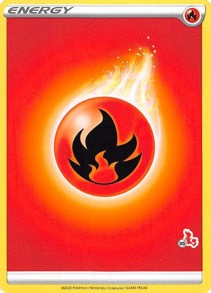 Image for Fire Energy (#35 Cinderace Stamped) [Battle Academy 2022] - Pokemon