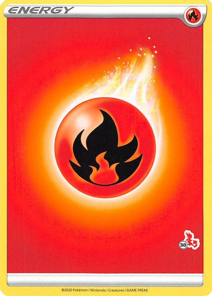 Image for Fire Energy (#38 Cinderace Stamped) [Battle Academy 2022] - Pokemon