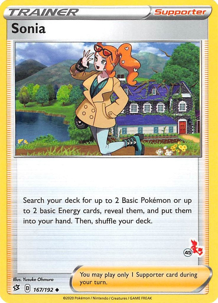 Image for Sonia - 167/192 (#45 Cinderace Stamped) (167/192) [Battle Academy 2022] - Pokemon