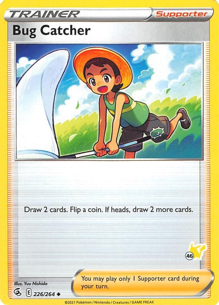 Image for Bug Catcher - 226/264 (#46 Pikachu Stamped) (226/264) [Battle Academy 2022] - Pokemon