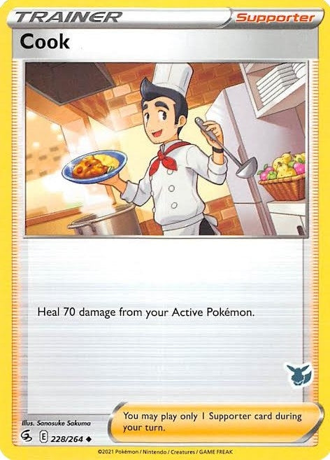 Image for Cook - 228/264 (Eevee Stamped) (228/264) [Battle Academy 2022] - Pokemon
