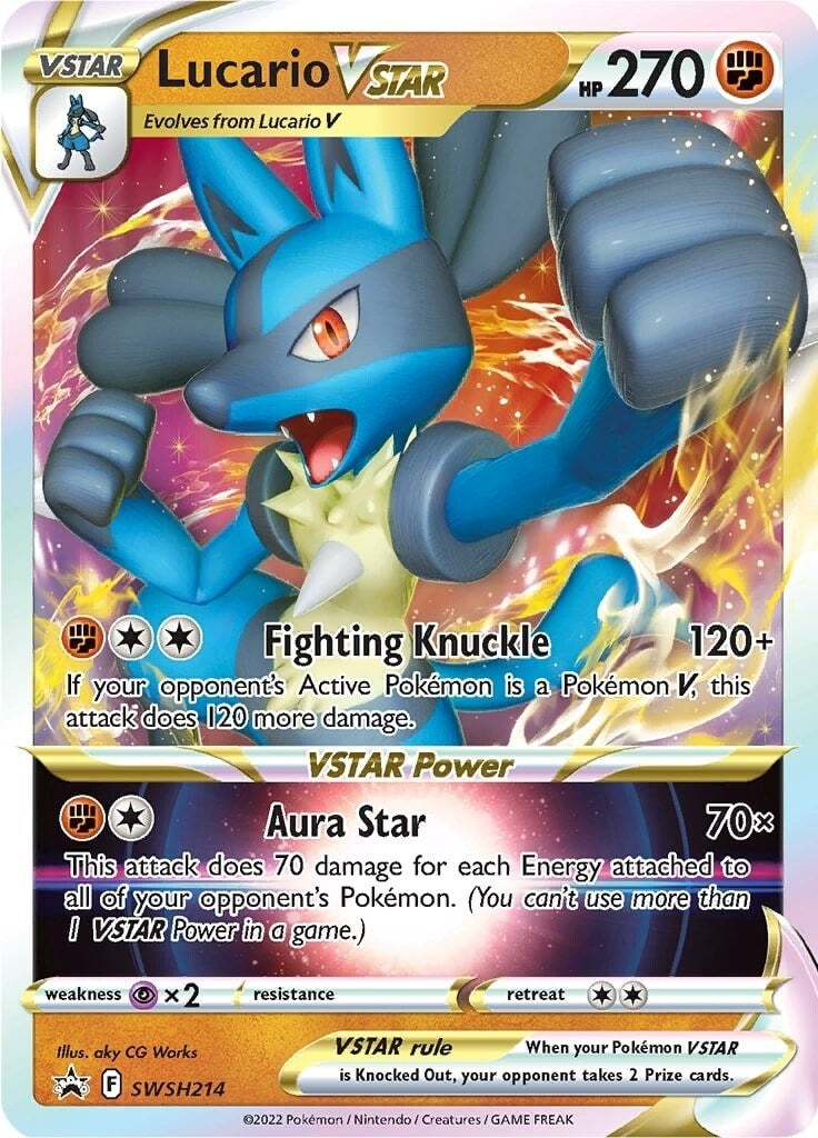 Image for Lucario VSTAR - SWSH214 (SWSH214) [SWSH: Sword & Shield Promo Cards] - Pokemon
