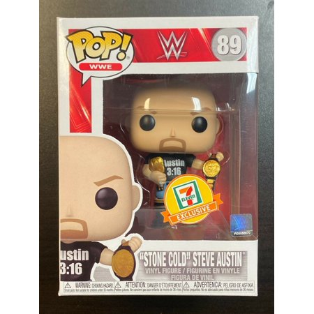 WWE #89 - "Stone Cold" Steve Austin Pop! Vinyl Figure (Two Belts) [7-Eleven Exclusive]