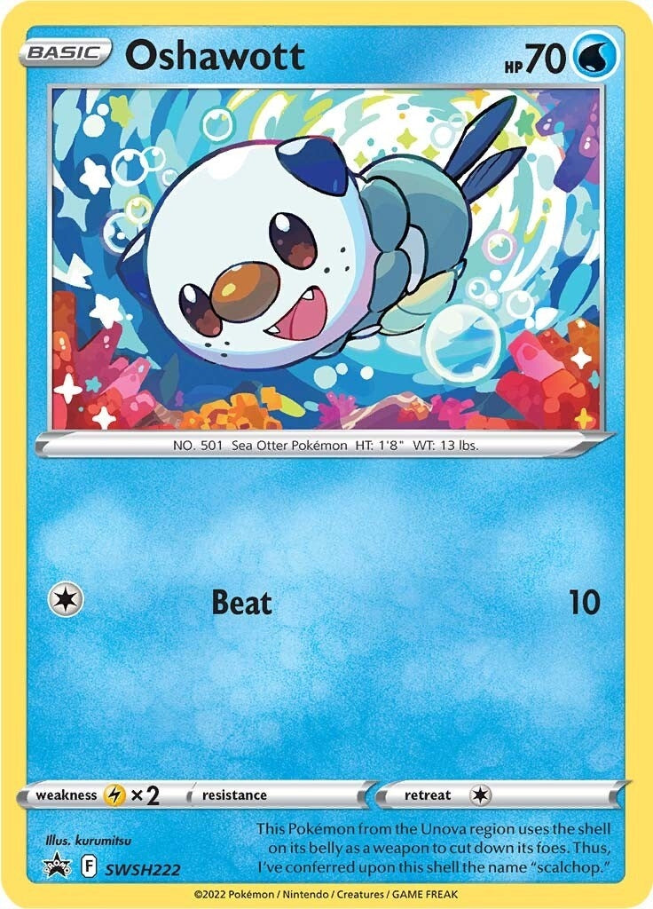 Image for Oshawott - SWSH222 (SWSH222) [SWSH: Sword & Shield Promo Cards] - Pokemon