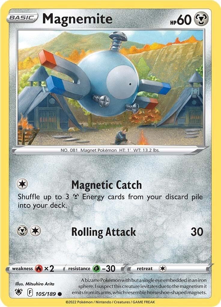 Magnemite (105/189) (SWSH10: Astral Radiance)