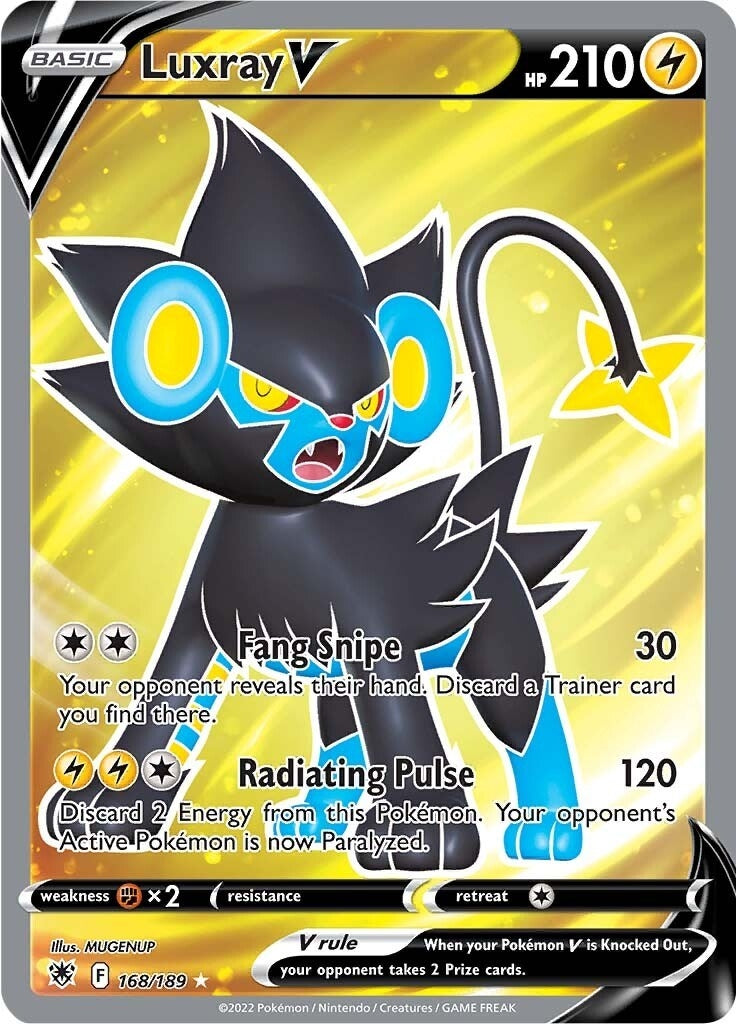 Image for Luxray V (Full Art) (168/189) [SWSH10: Astral Radiance] - Pokemon