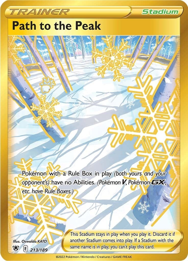 Image for Path to the Peak (Secret) (213/189) [SWSH10: Astral Radiance] - Pokemon