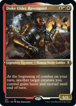 Duke Ulder Ravengard (Foil Etched) (531) (Commander Legends: Battle for Baldur's Gate)