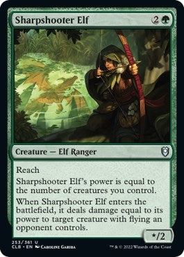 Sharpshooter Elf (253) (Commander Legends: Battle for Baldur's Gate)