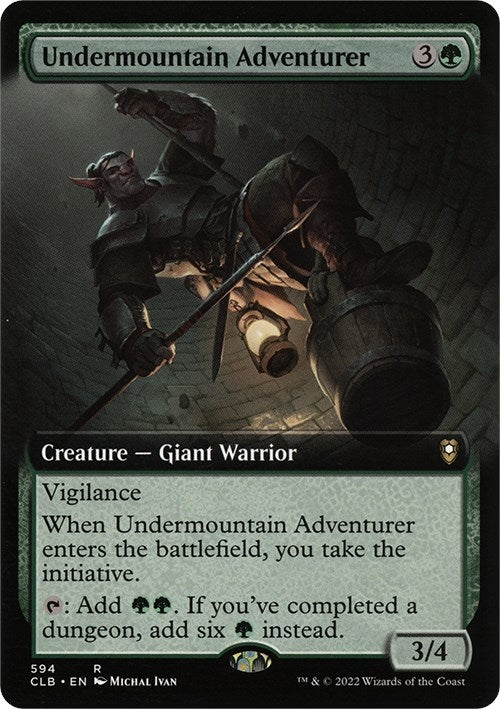 Undermountain Adventurer (Extended Art) [Commander Legends: Battle for Baldur's Gate]