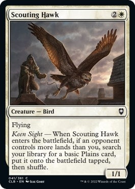 Scouting Hawk (41) (Commander Legends: Battle for Baldur's Gate)