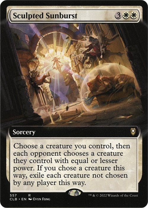 Sculpted Sunburst (Extended Art) (557) (Commander Legends: Battle for Baldur's Gate)