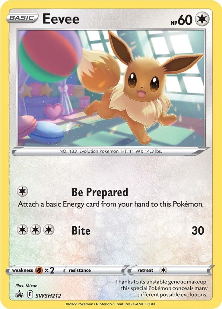 Image for Eevee - SWSH212 (SWSH212) [SWSH: Sword & Shield Promo Cards] - Pokemon