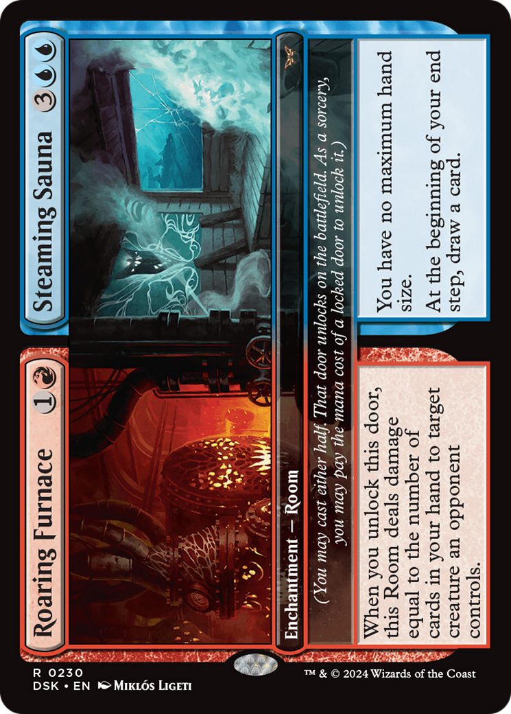 Roaring Furnace // Steaming Sauna (230) (Duskmourn: House of Horror)