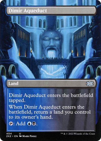Dimir Aqueduct (Borderless) (404) (Double Masters 2022)