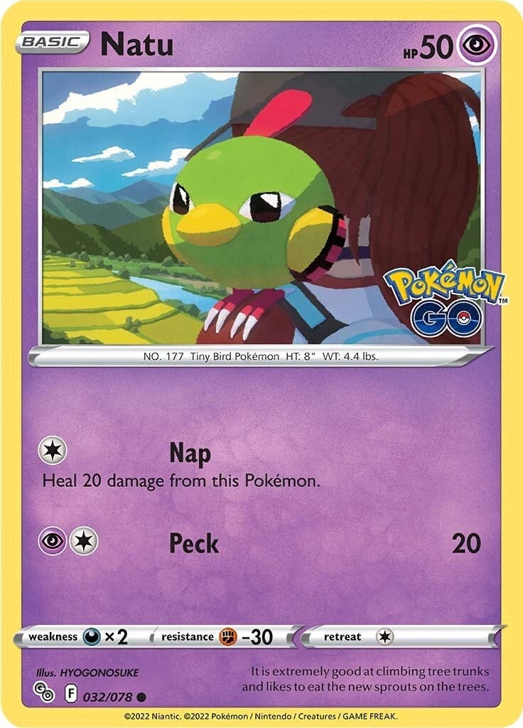 Image for Natu (032/078) [Pokemon GO] - Pokemon