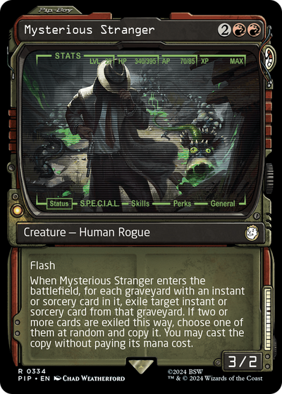Mysterious Stranger (Showcase) (334) (Universes Beyond: Fallout)